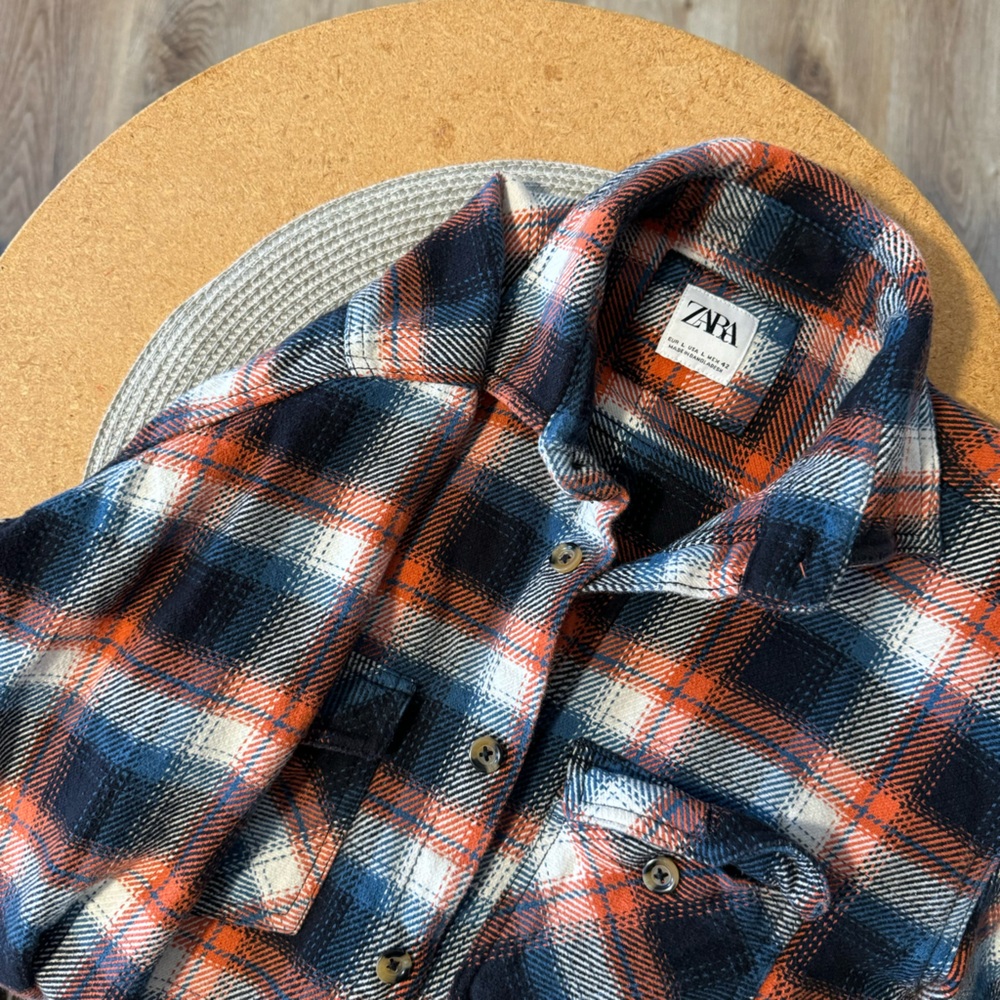 Zara Multicolour Oversized Shirt
